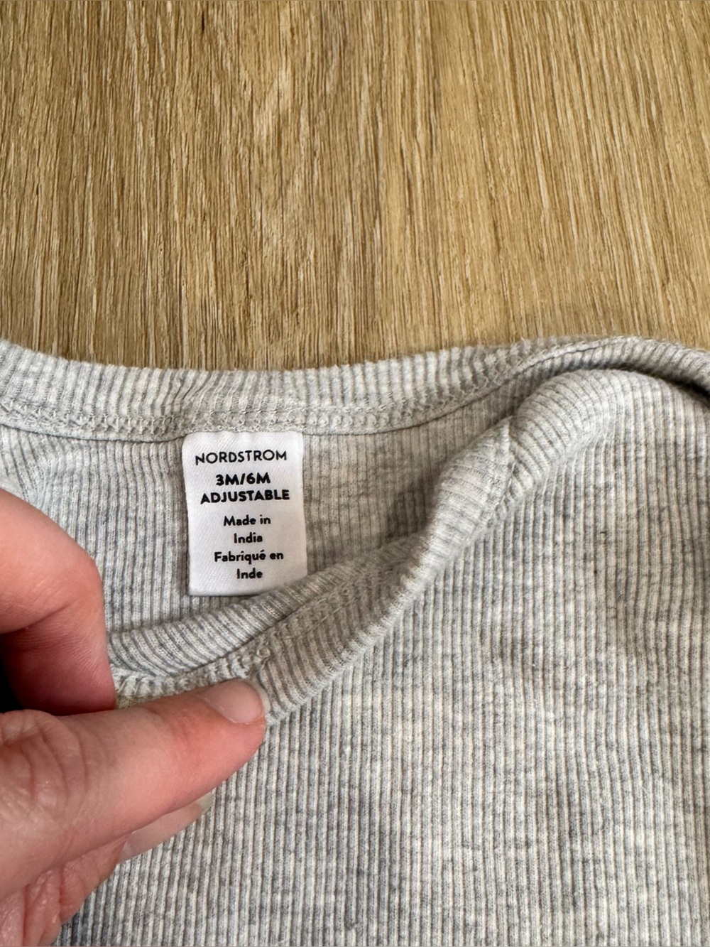 (3) Nordstrom 3/6 Month Adjustable Onsies - Picture 6 of 7